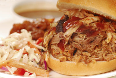 Pulled pork sandwich